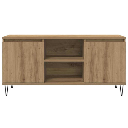 vidaXL TV-Schränk Artisan-Eiche 104 x 35 x 50 cm Holzwerkstoff