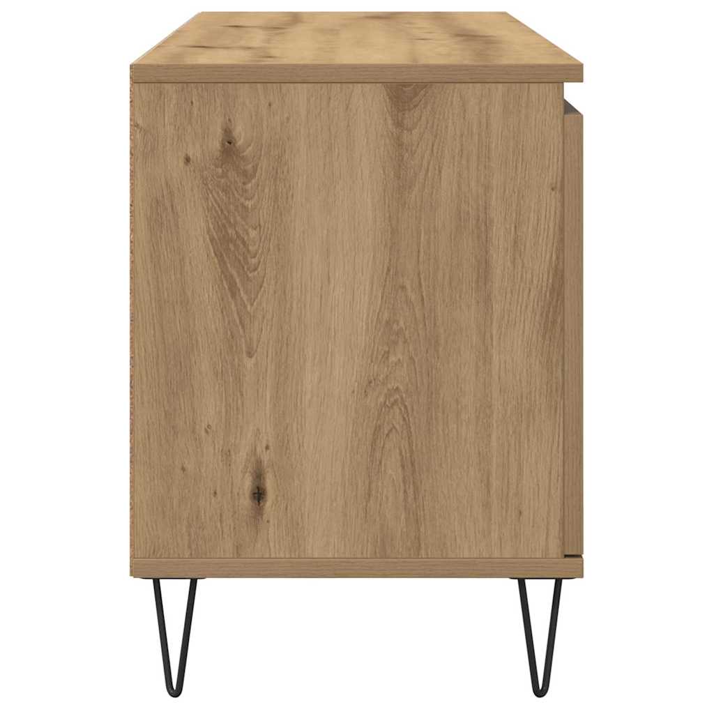 vidaXL TV-Schränk Artisan-Eiche 104 x 35 x 50 cm Holzwerkstoff