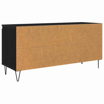vidaXL TV-Schränk Schwarz Eichen-Optik 104 x 35 x 50 cm Holzwerkstoff