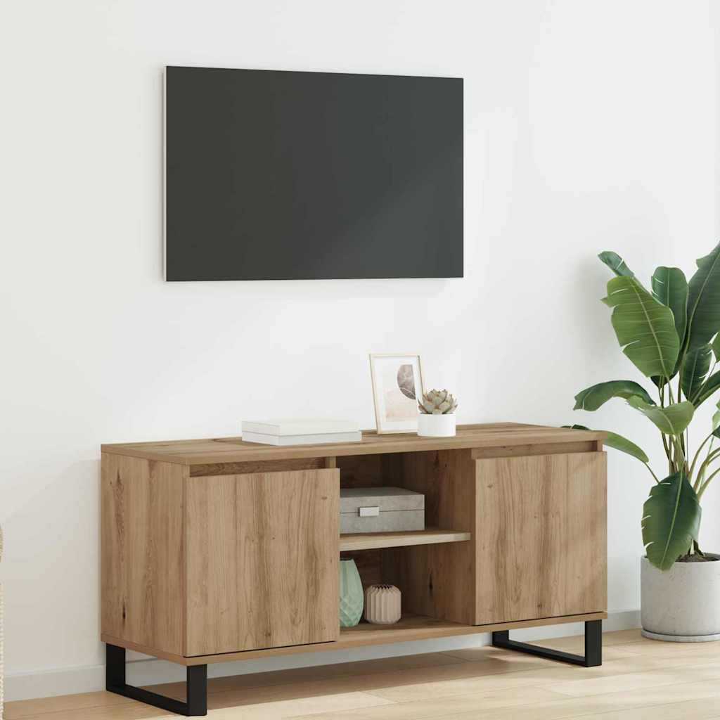 vidaXL TV-Schränk Artisan-Eiche 104 x 35 x 50 cm Holzwerkstoff
