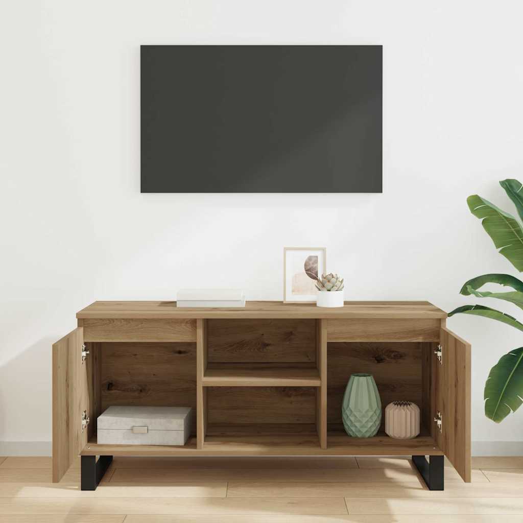 vidaXL TV-Schränk Artisan-Eiche 104 x 35 x 50 cm Holzwerkstoff