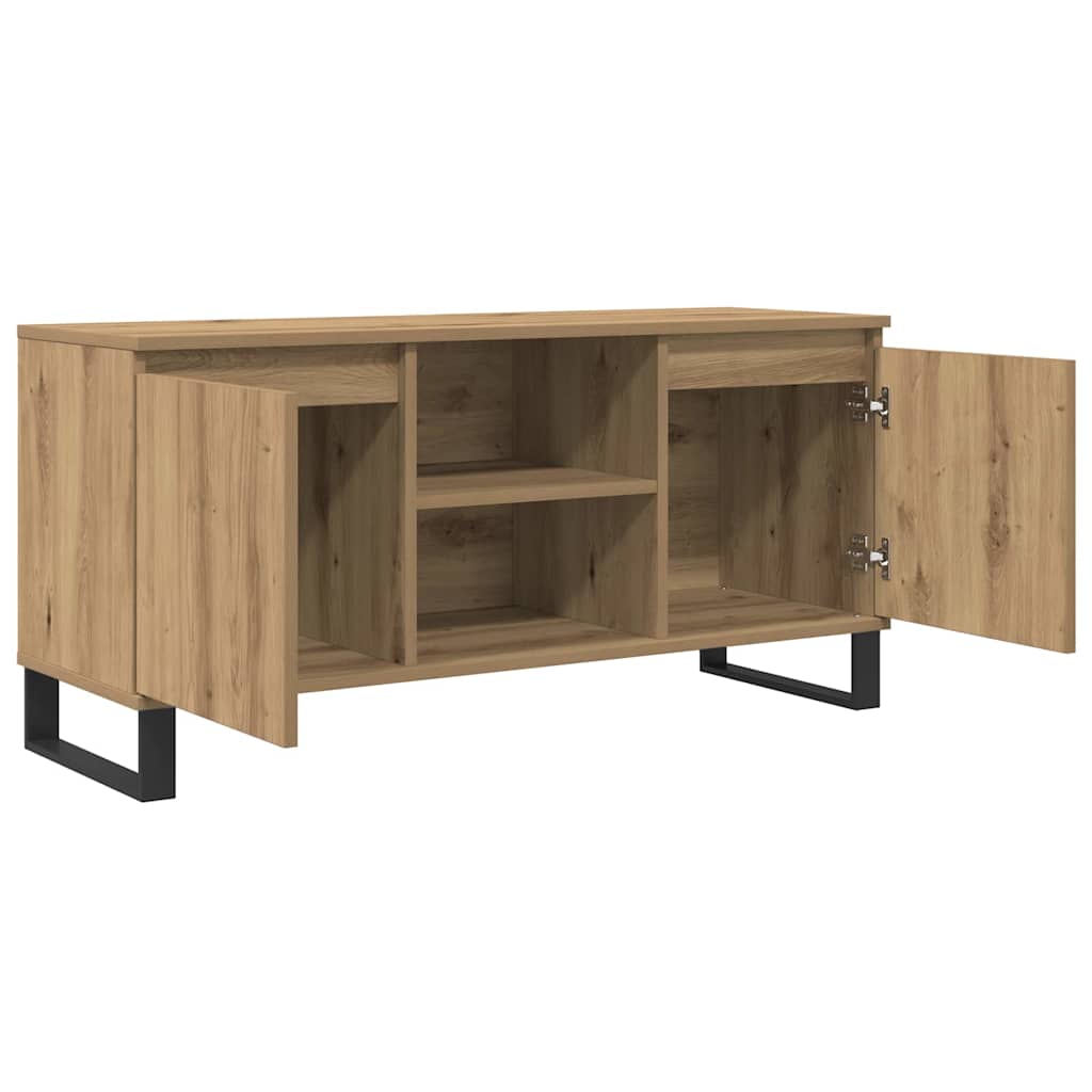 vidaXL TV-Schränk Artisan-Eiche 104 x 35 x 50 cm Holzwerkstoff