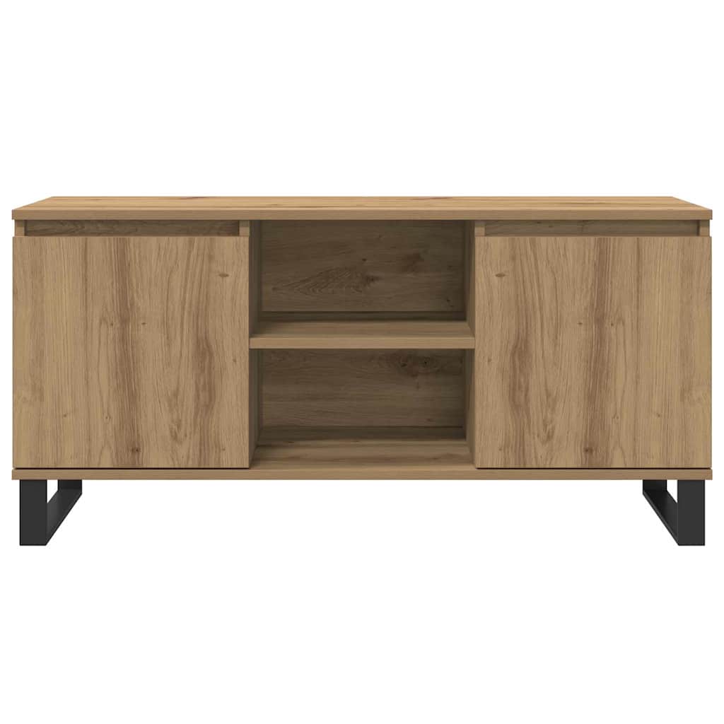 vidaXL TV-Schränk Artisan-Eiche 104 x 35 x 50 cm Holzwerkstoff