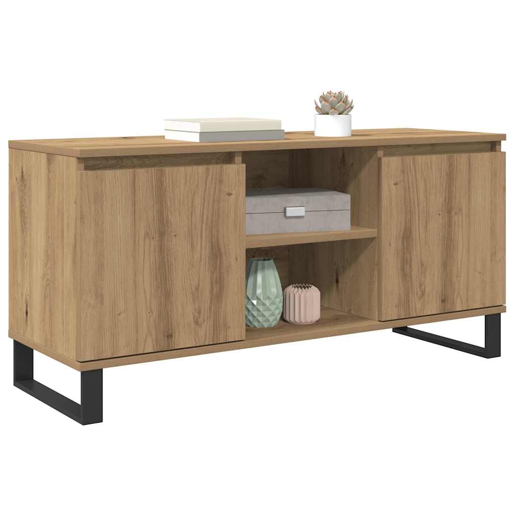 vidaXL TV-Schränk Artisan-Eiche 104 x 35 x 50 cm Holzwerkstoff