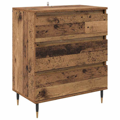 Sideboard mit Schubladen Altholz 60 x 35 x 70 cm Holzwerkstoff