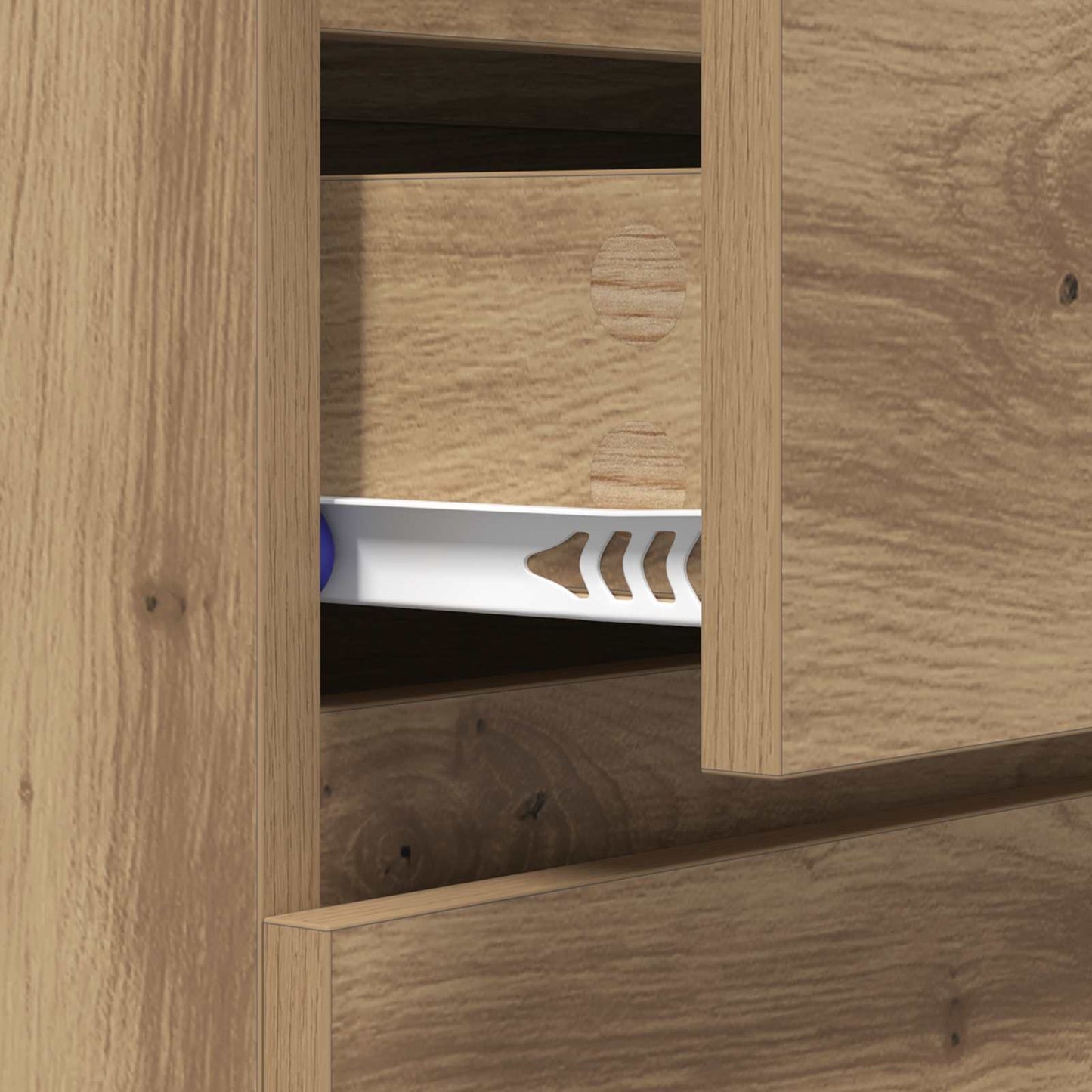 vidaXL Sideboard Artisan-Eiche 60 x 35 x 70 cm Holzwerkstoff
