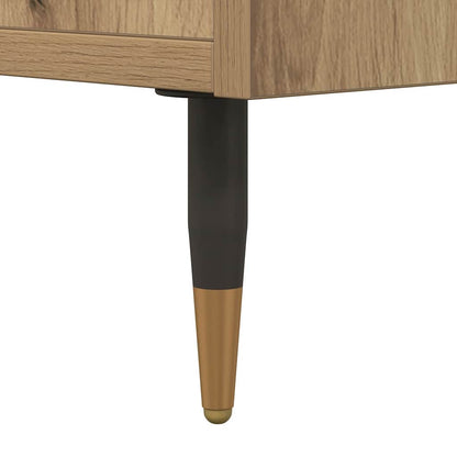 vidaXL Nachttisch Artisan-Eiche 40 x 35 x 47,5 cm Holzwerkstoff
