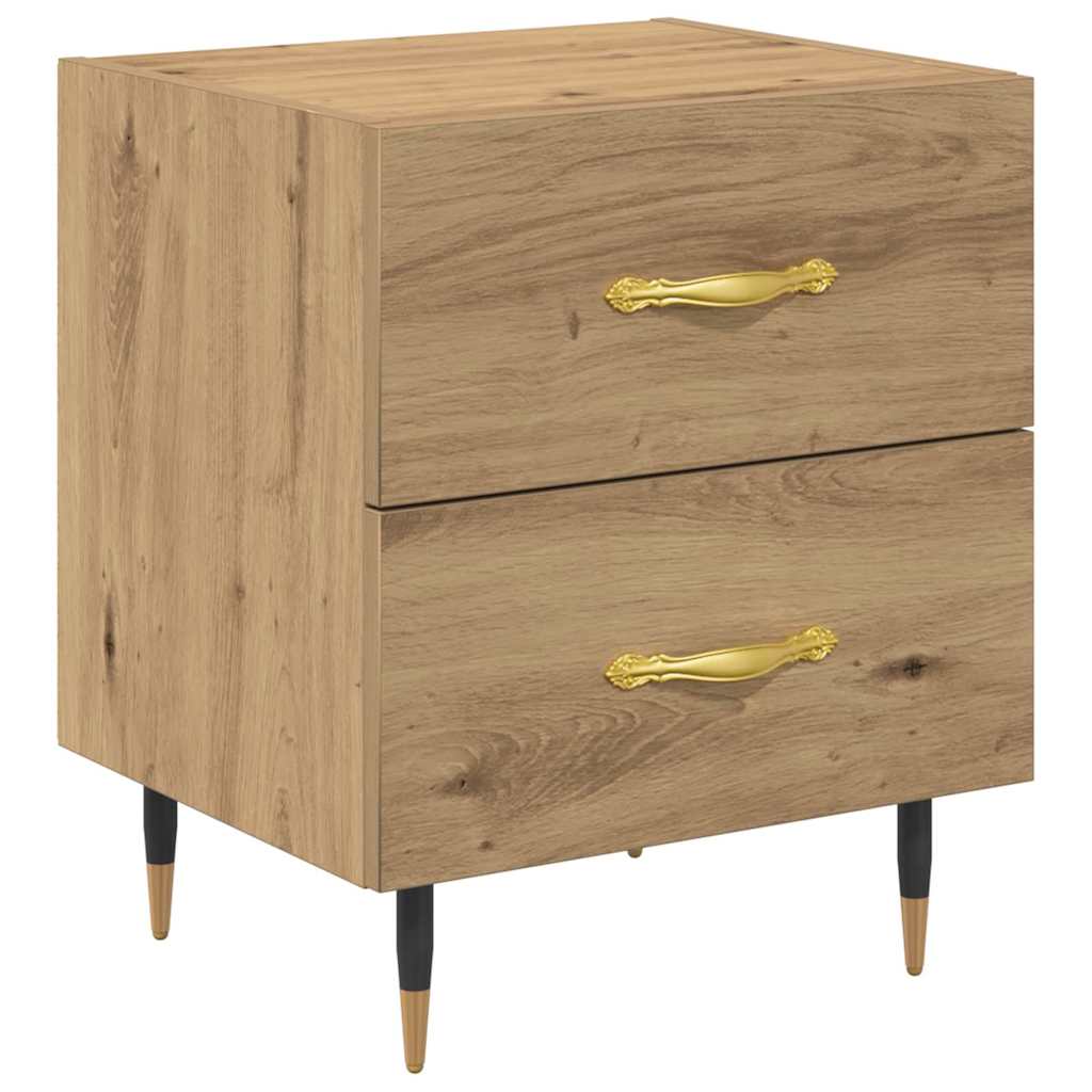 vidaXL Nachttisch Artisan-Eiche 40 x 35 x 47,5 cm Holzwerkstoff