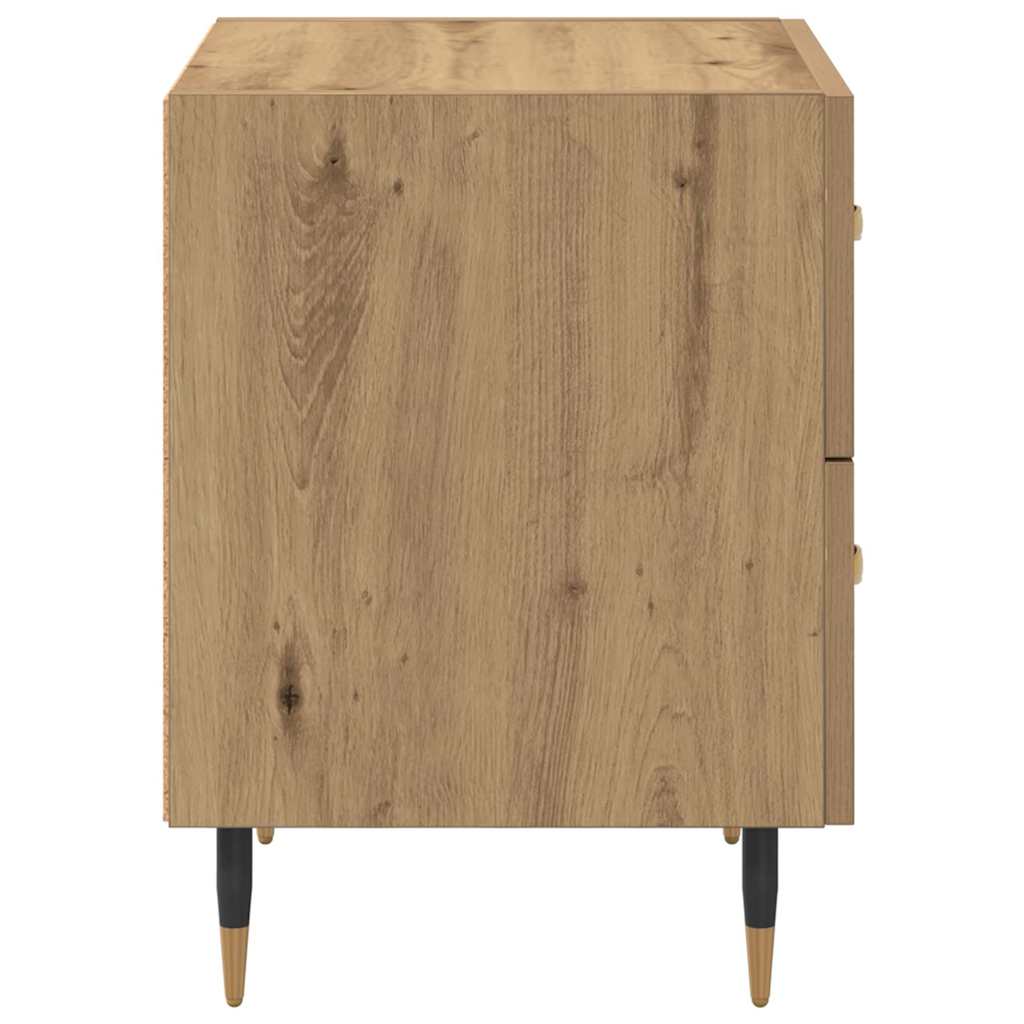 vidaXL Nachttisch Artisan-Eiche 40 x 35 x 47,5 cm Holzwerkstoff