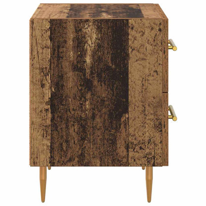 vidaXL Nachttisch 2 pcs Altholz 40 x 35 x 47,5 cm Holzwerkstoff