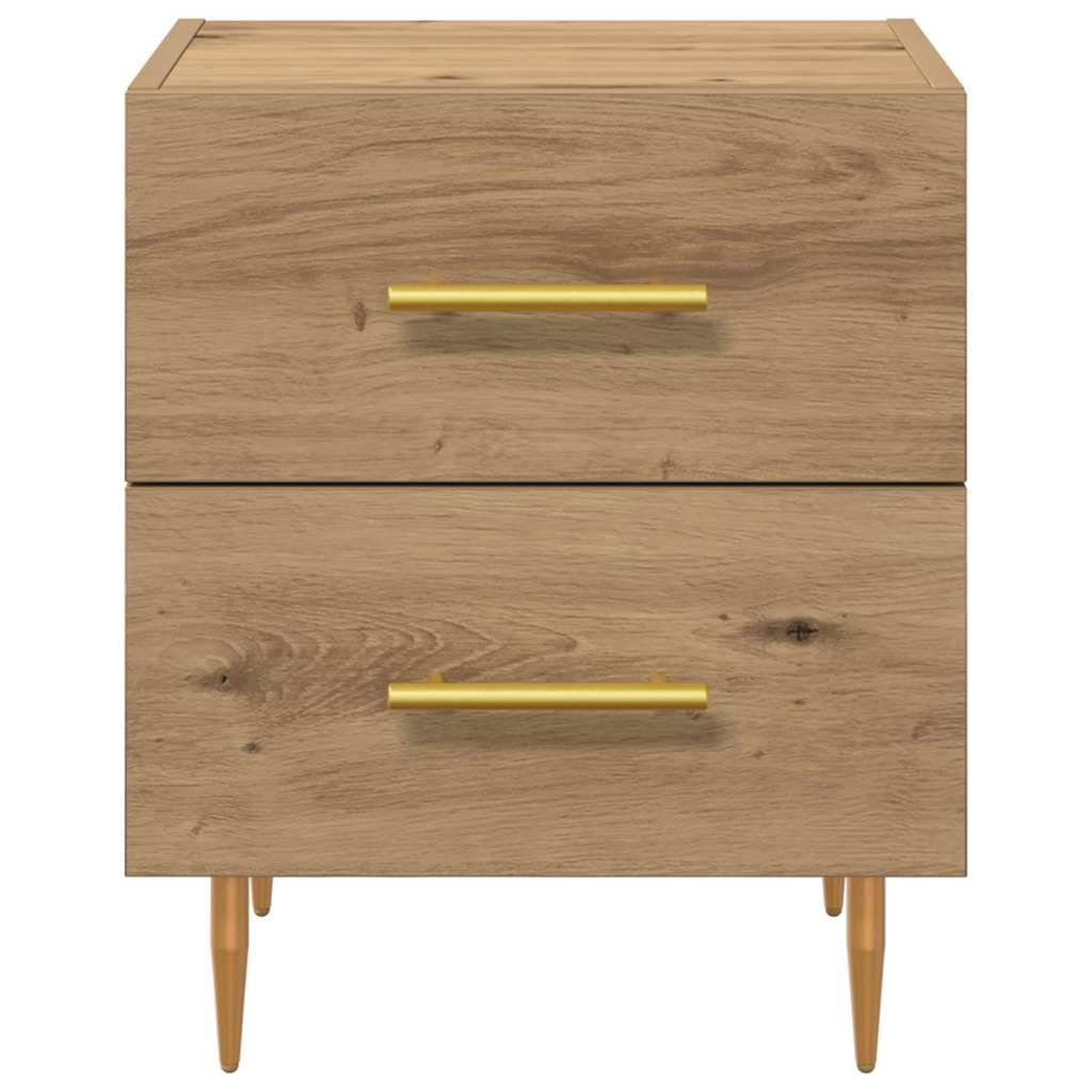 vidaXL Nachttisch Artisan-Eiche 40 x 35 x 47,5 cm Holzwerkstoff