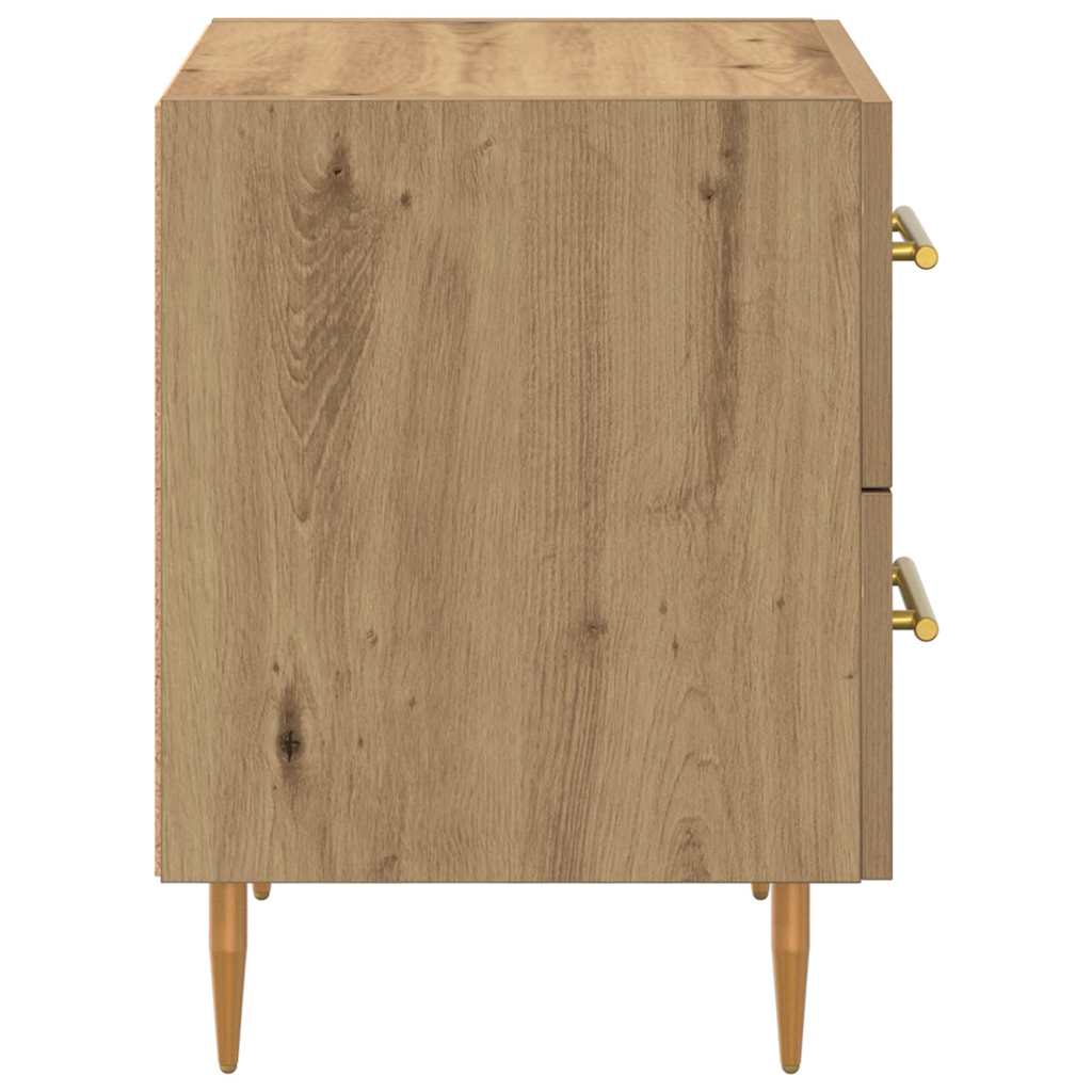 vidaXL Nachttisch Artisan-Eiche 40 x 35 x 47,5 cm Holzwerkstoff