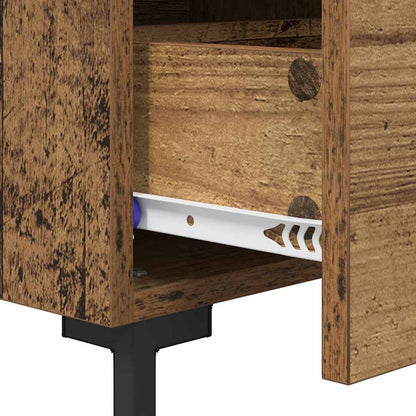 vidaXL Nachttisch Altholz 40 x 35 x 47,5 cm Holzwerkstoff