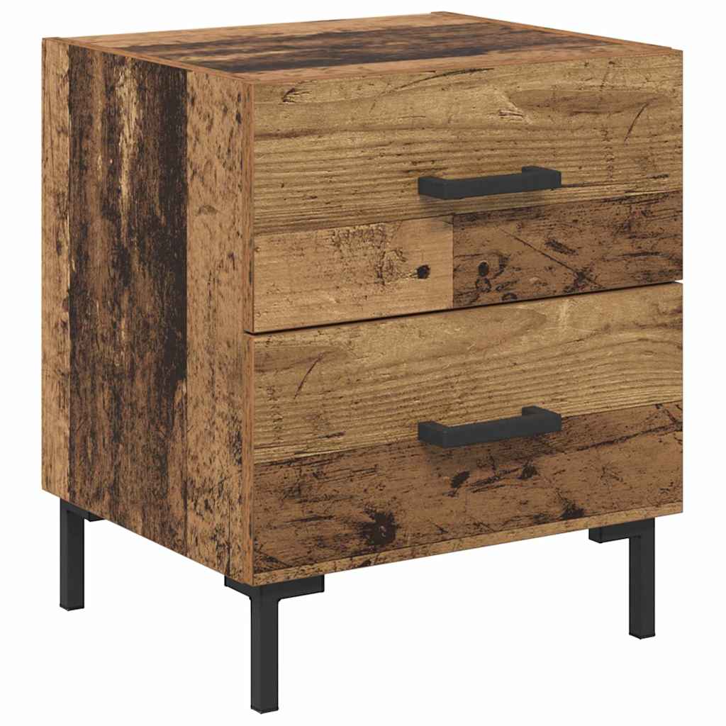 vidaXL Nachttisch Altholz 40 x 35 x 47,5 cm Holzwerkstoff