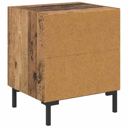 vidaXL Nachttisch Altholz 40 x 35 x 47,5 cm Holzwerkstoff