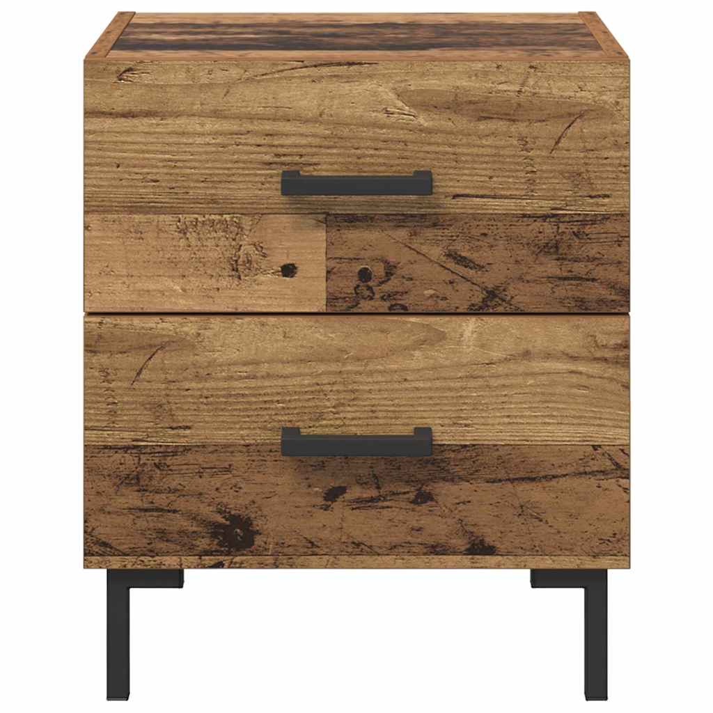 vidaXL Nachttisch Altholz 40 x 35 x 47,5 cm Holzwerkstoff