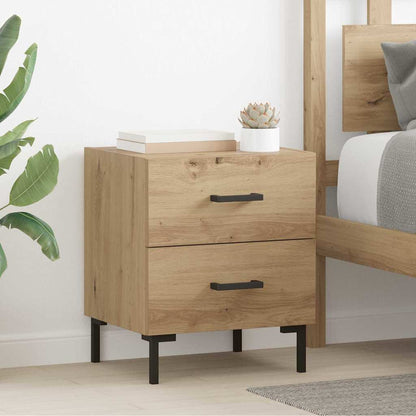 vidaXL Nachttisch Artisan-Eiche 40 x 35 x 47,5 cm Holzwerkstoff