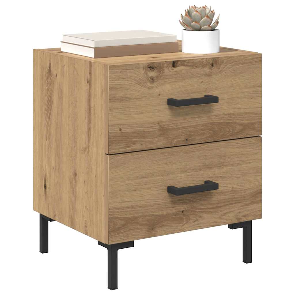 vidaXL Nachttisch Artisan-Eiche 40 x 35 x 47,5 cm Holzwerkstoff