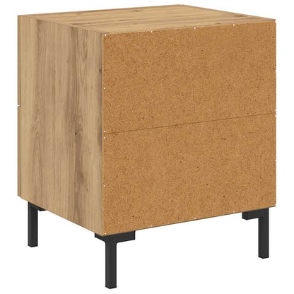 Nachttisch 2 pcs Artisan-Eiche 40 x 35 x 47,5 cm Holzwerkstoff