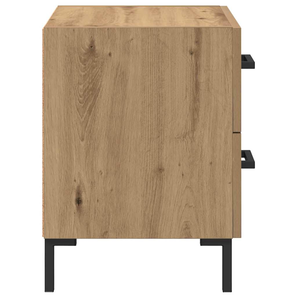 Nachttisch 2 pcs Artisan-Eiche 40 x 35 x 47,5 cm Holzwerkstoff