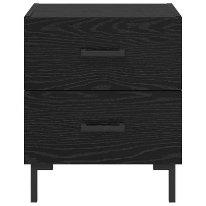 vidaXL Nachttisch Schwarz Eichen-Optik 40 x 35 x 47,5 cm Holzwerkstoff