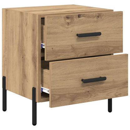vidaXL Nachttisch Artisan-Eiche 40 x 35 x 47,5 cm Holzwerkstoff