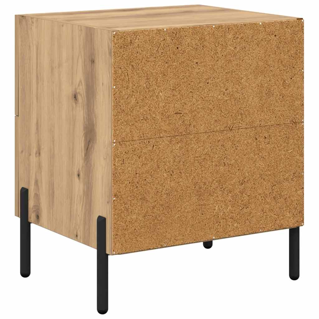 vidaXL Nachttisch Artisan-Eiche 40 x 35 x 47,5 cm Holzwerkstoff