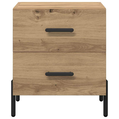 vidaXL Nachttisch 2 pcs Artisan-Eiche 40 x 35 x 47,5 cm Holzwerkstoff