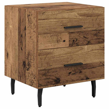 vidaXL Table de chevet en bois de récupération 40 x 35 x 47,5 cm en bois d'ingénierie