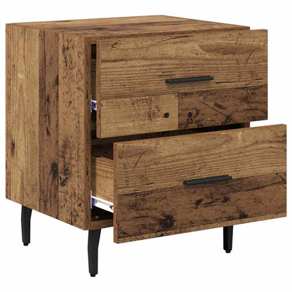 vidaXL Table de chevet en bois de récupération 40 x 35 x 47,5 cm en bois d'ingénierie