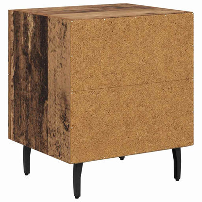 vidaXL Table de chevet en bois de récupération 40 x 35 x 47,5 cm en bois d'ingénierie