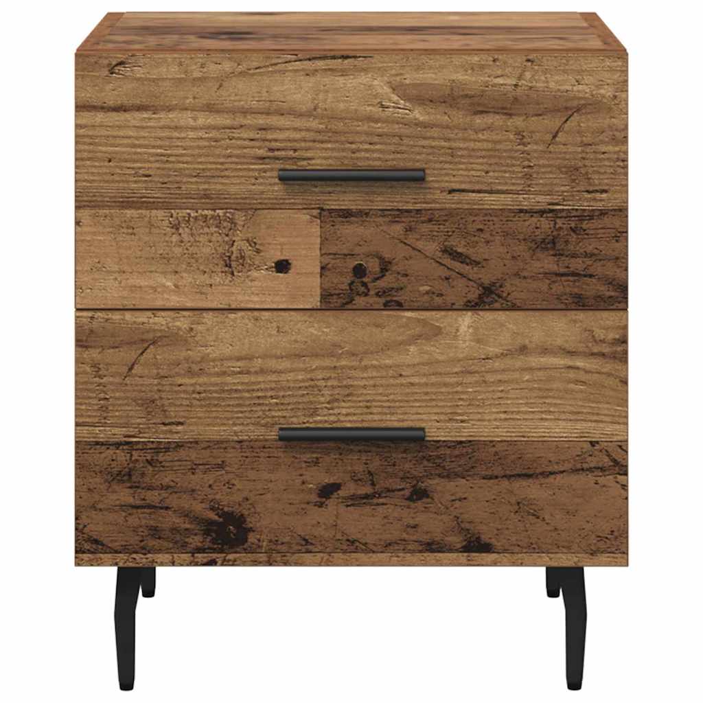 vidaXL Table de chevet en bois de récupération 40 x 35 x 47,5 cm en bois d'ingénierie