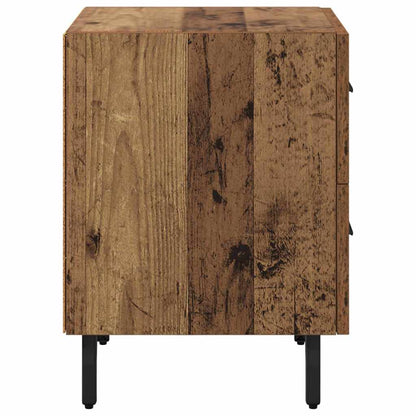 vidaXL Table de chevet en bois de récupération 40 x 35 x 47,5 cm en bois d'ingénierie