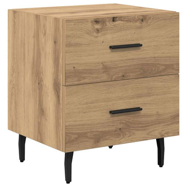 vidaXL Table de chevet chêne artisan 40x35x47,5 cm bois d'ingénierie