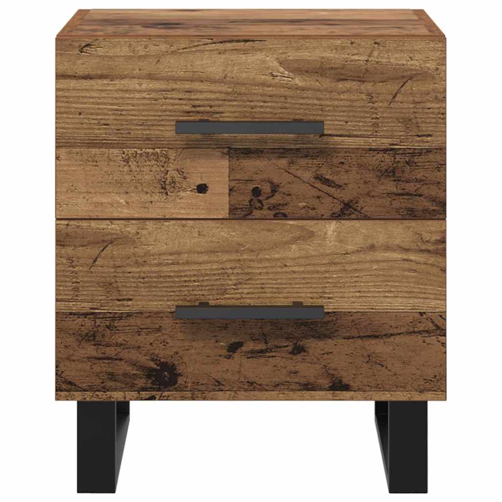 vidaXL Nachttisch Altholz 40 x 35 x 47,5 cm Holzwerkstoff