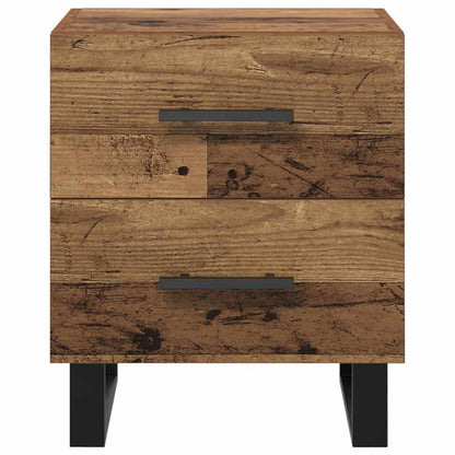 vidaXL Nachttisch Altholz 40 x 35 x 47,5 cm Holzwerkstoff