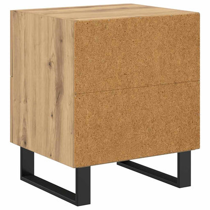 vidaXL Nachttisch 2 pcs Artisan-Eiche 40 x 35 x 47,5 cm Holzwerkstoff