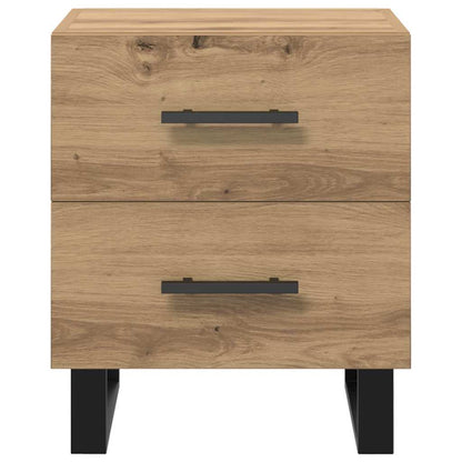 vidaXL Nachttisch 2 pcs Artisan-Eiche 40 x 35 x 47,5 cm Holzwerkstoff