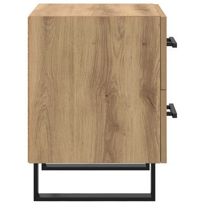 vidaXL Nachttisch 2 pcs Artisan-Eiche 40 x 35 x 47,5 cm Holzwerkstoff