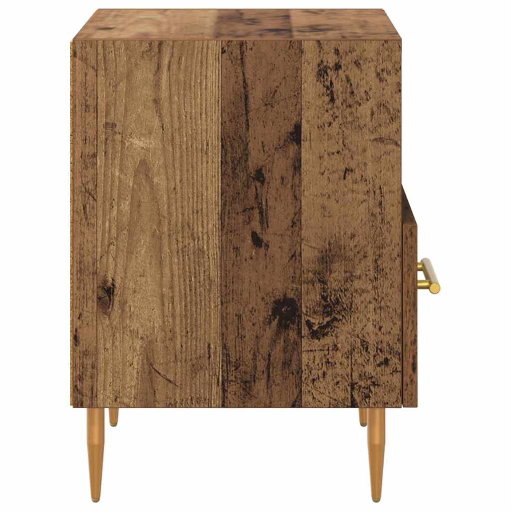 Nachttisch mit Schubladen Braun 40 x 35 x 47,5 cm Holzwerkstoff