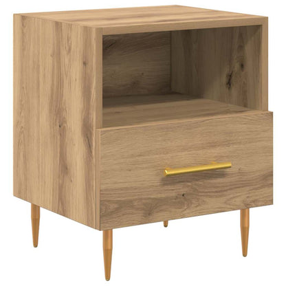 vidaXL Nachttisch mit Schubladen Braun 40 x 35 x 47,5 cm Holzwerkstoff