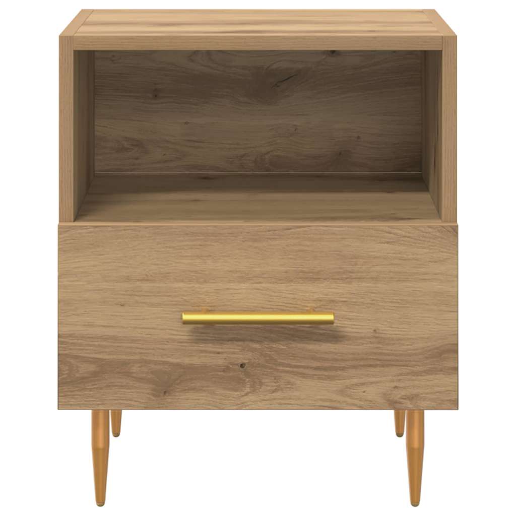 vidaXL Nachttisch mit Schubladen Braun 40 x 35 x 47,5 cm Holzwerkstoff