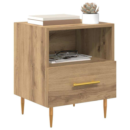 vidaXL Nachttisch mit Schubladen Braun 40 x 35 x 47,5 cm Holzwerkstoff