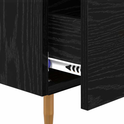 vidaXL Nachttisch Schwarz 40 x 35 x 47,5 cm Holzwerkstoff
