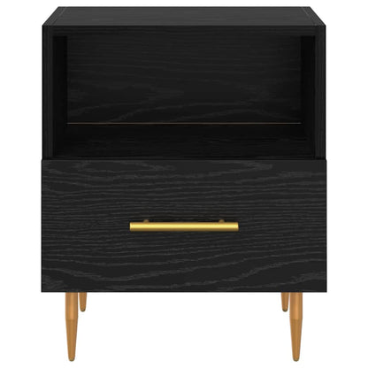 vidaXL Nachttisch Schwarz 40 x 35 x 47,5 cm Holzwerkstoff
