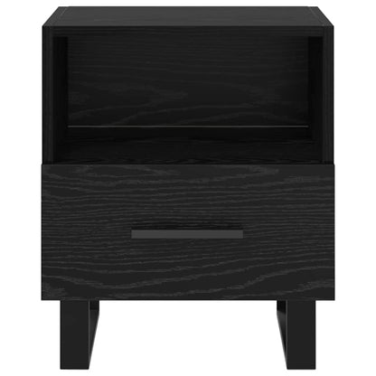 vidaXL Nachttisch Schwarz Eichen-Optik 40 x 35 x 47,5 cm Holzwerkstoff