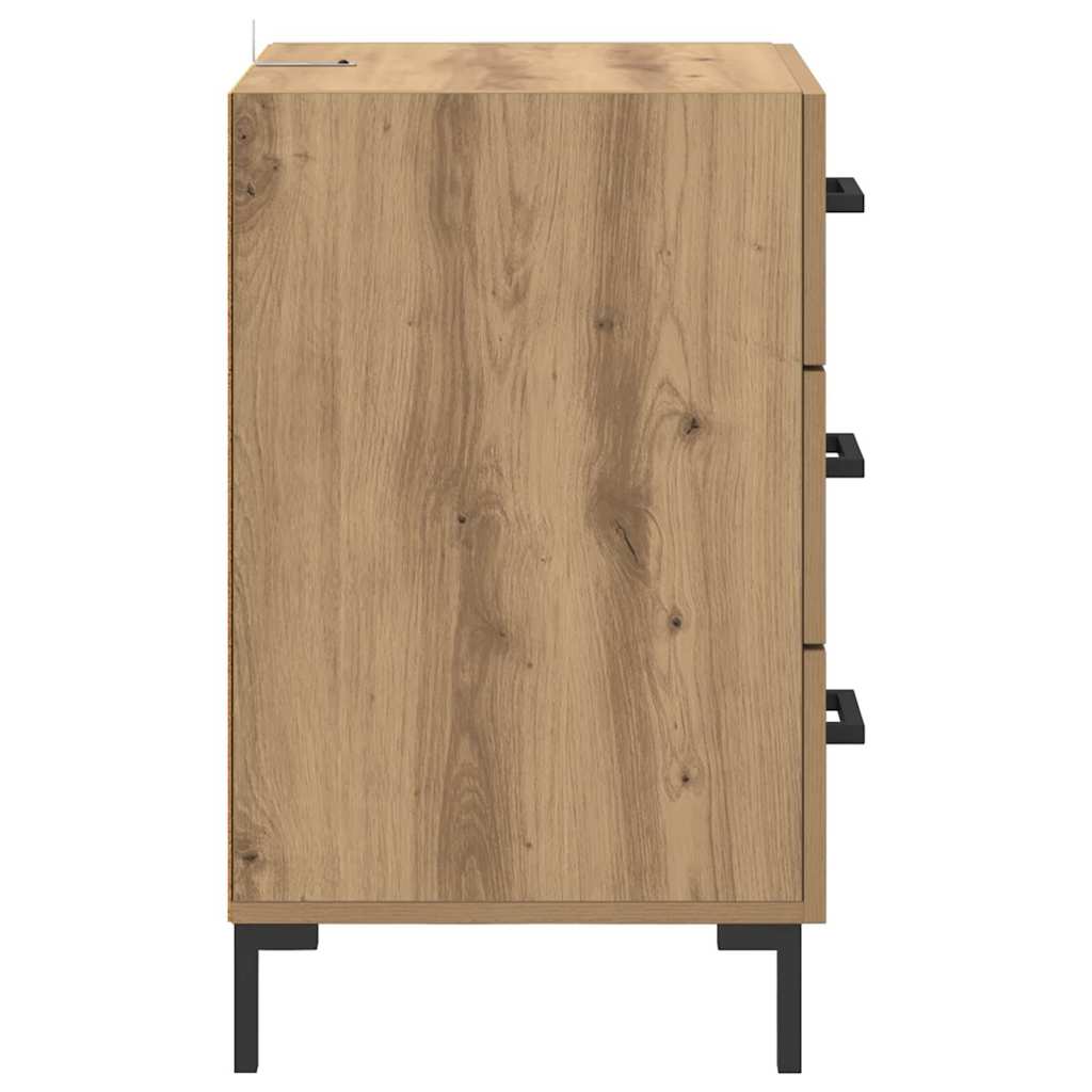 Nachttisch Artisan-Eiche 40 x 40 x 66 cm Holzwerkstoff