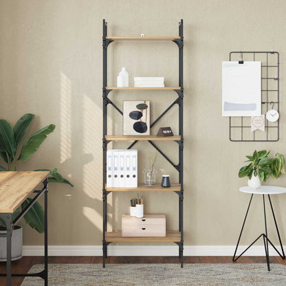 vidaXL Bücherregal Artisan-Eiche 56 x 32 x 174 cm Holzwerkstoff