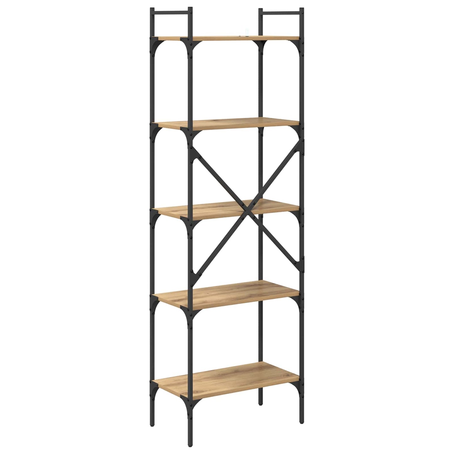 vidaXL Bücherregal Artisan-Eiche 56 x 32 x 174 cm Holzwerkstoff