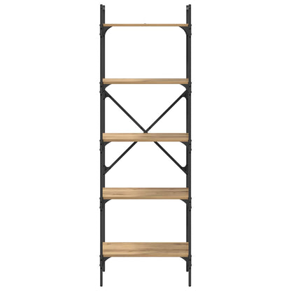 vidaXL Bücherregal Artisan-Eiche 56 x 32 x 174 cm Holzwerkstoff